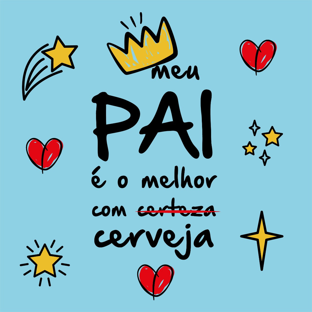 Azulejo Decorativo - Meu pai é o melhor