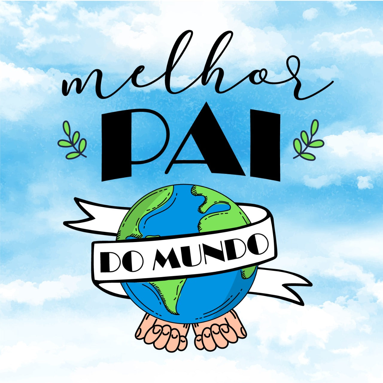 Azulejo Decorativo - Melhor Pai do mundo