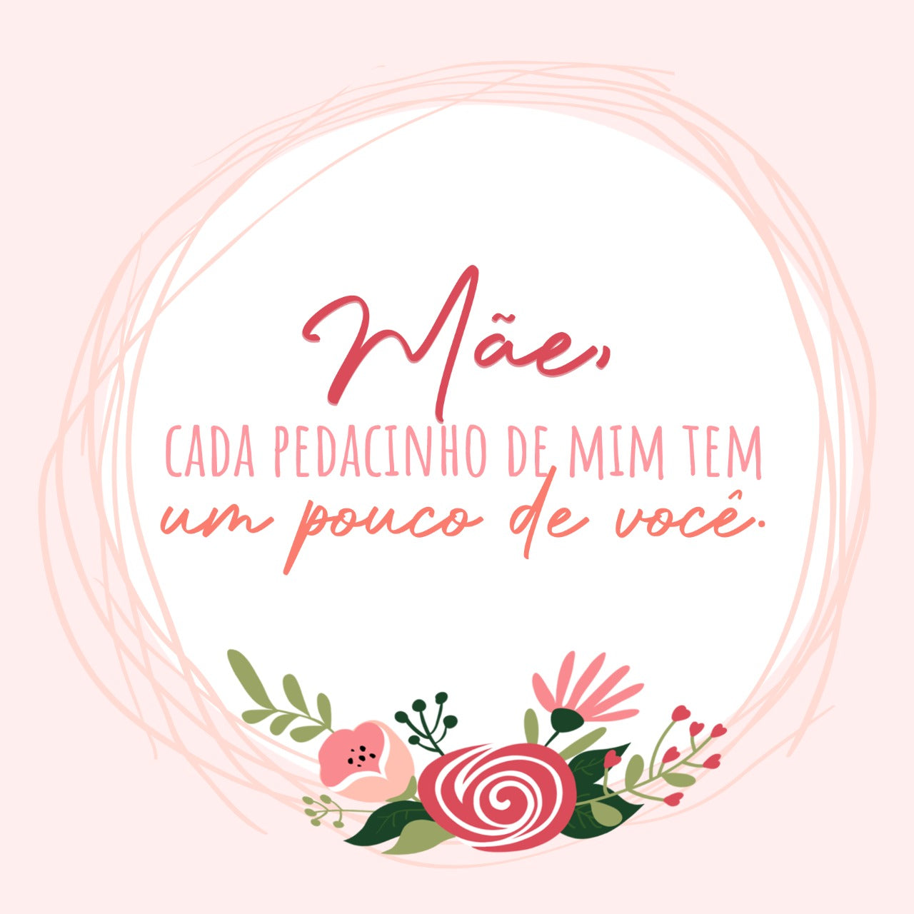Azulejo Decorativo - Cada pedacinho de mim tem um pouco de você
