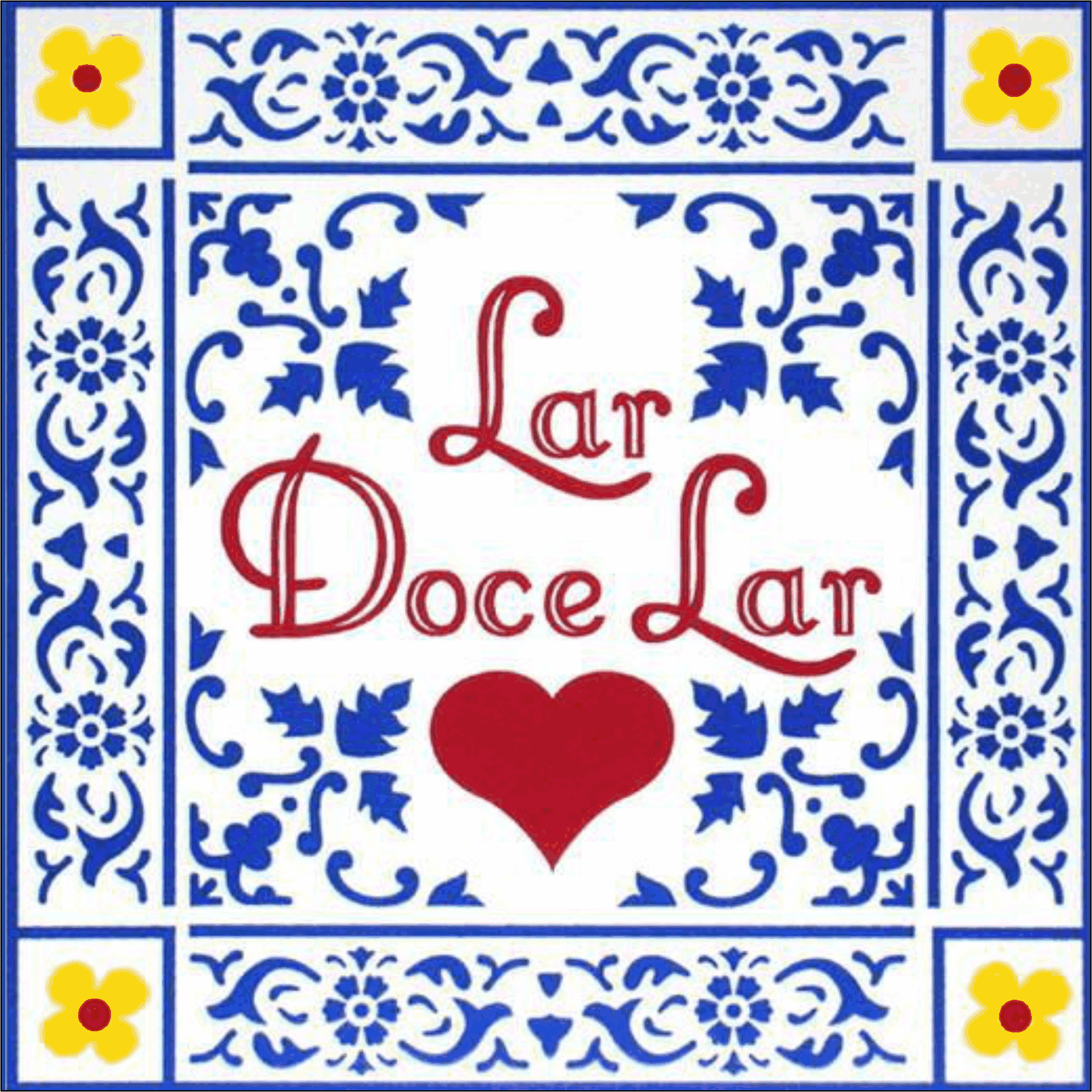Azulejo Decorativo - Lar Doce Lar 2
