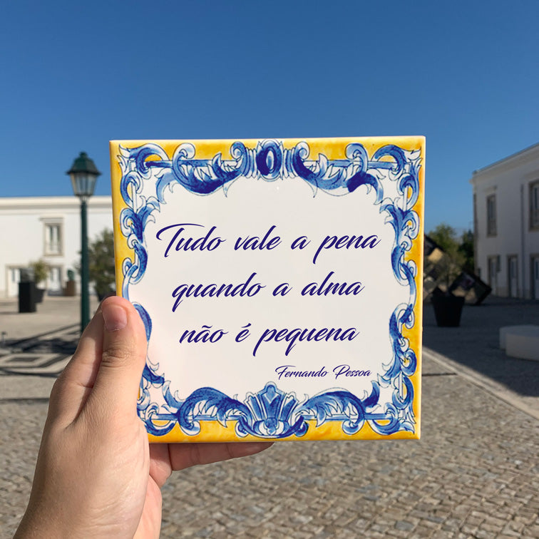 Azulejos Decorativos com Frases Portuguesas